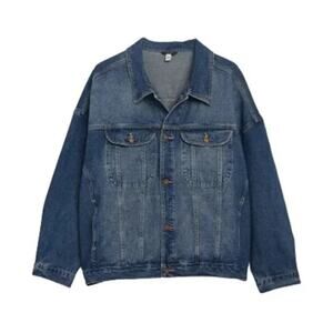 Supplies by UnionBay Men's Classic Denim Jacket 2X/XXL Moonbeam Blue NEW Relaxed